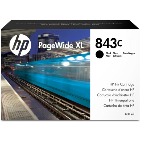 HP C1Q65A / 843C eredeti (original) fekete tintapatron