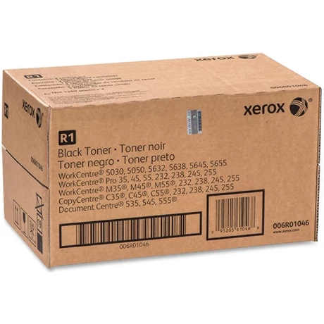 Xerox 006R01046 fekete toner – eredeti kazetta CopyCentre, WorkCentre és Document Centre nyomtatókhoz