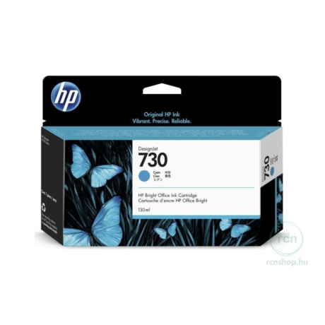 HP DesignJet 730 tintapatron nyomtatófejhez ciánkék 130 ml (P2V62A)