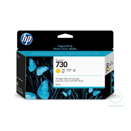 HP DesignJet 730 tintapatron nyomtatófejhez sárga 130 ml (P2V64A)