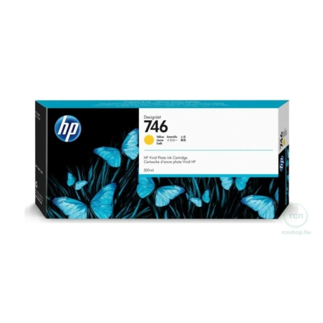 HP DesignJet 746 tintapatron nyomtatófejhez sárga 300 ml (P2V79A)