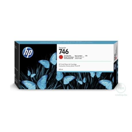 HP DesignJet 746 tintapatron nyomtatófejhez kromatikus vörös 300 ml (P2V81A)