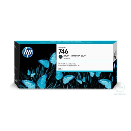 HP DesignJet 746 tintapatron nyomtatófejhez matt fekete 300 ml (P2V83A)